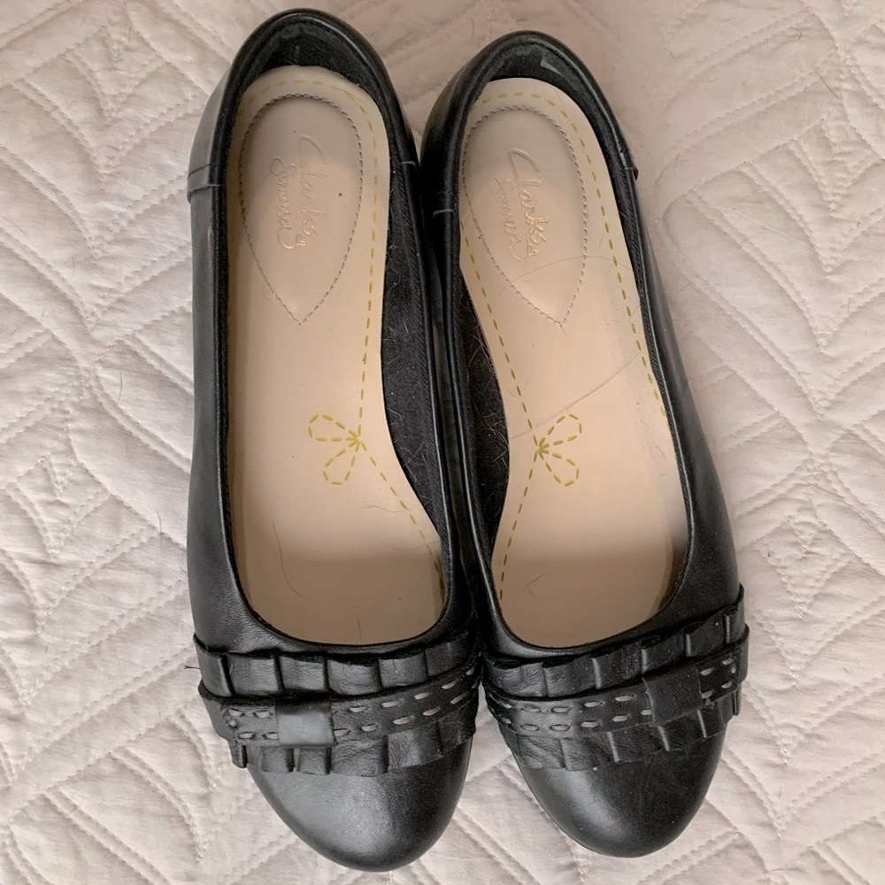 Clarks Size 7.5 Black